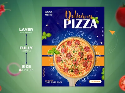 Creative Food Flyer Design banner branding creative flyer delicious spyce fast food flyer foddie food banner food poster graphic design graphics design psd template social media banner webdesign