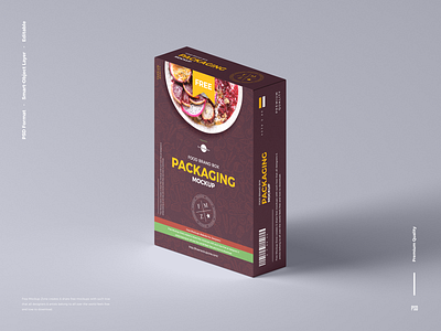 Free Food Box Mockup box mockup