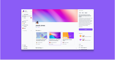 E-Learning homepage app bitcoin btc clean design elearning eth ethereum interface learning ui website