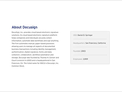 Innovation Realized Pages data table