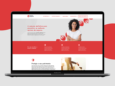 Home Page Pontos Cardeais design ui ux