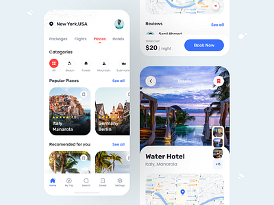 Booking App UI Kit app app design app ui booking booking app booking app kit travel travel app travel app kit ui ux