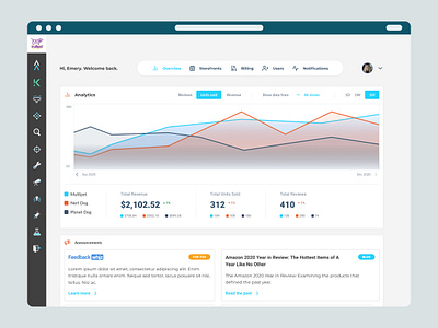 Viral Launch Dashboard Design analytics apple design crm dashboard dashboard design data visualization design lightweight design modern design over time saas saas design simple dashboard stripe design ux design