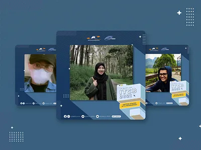 Twibbon | ITCB 2021 adobe adobe illustrator adobe photoshop design feeds frame graphic design instagram instagram frame instagram post instagram story photo frame social media post twibbon