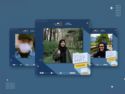 Twibbon | ITCB 2021 adobe adobe illustrator adobe photoshop design feeds frame graphic design instagram instagram frame instagram post instagram story photo frame social media post twibbon