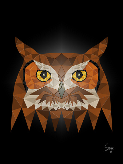 Owl characterdesign design illustration illustrator portrait