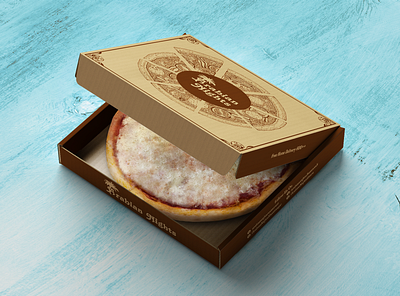 Pizza Box Design 1 box design branding graphic design packaging packaging design pizza box