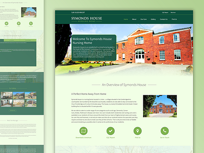 Logo, Branding & Website Design - Symonds House Nursing Home brand design brand identity branding brochure design design graphic design logo nursing home ui uk based ux web webdesign webdevelopment website website design wordpress