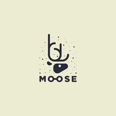 Logo Inspiration - MOOSE brand identity branding branding design deer design event event branding graphic design illustration logo minimal minimalist moose simple typography vector vintage