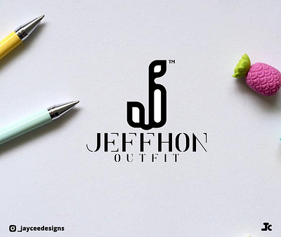 Jeffhon outfit branding design graphic design logo logo design minimal vector