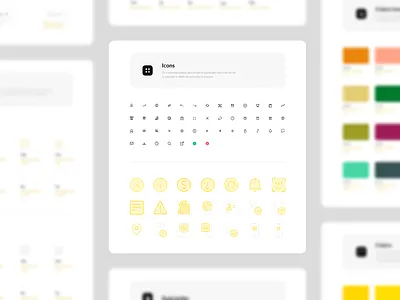 Design System "Tokens Icons" design system dsm icons icons tokens token ui