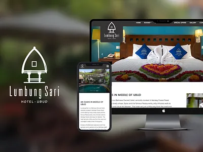 Lumbung Sari Hotel Web Design 2019 app design ui ux web design website