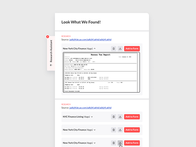 Assistant Sidebar enterprise internal layout ui ux