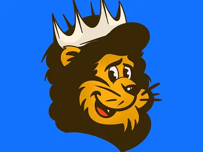 Friendly Lion Mascot illustration