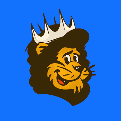 Friendly Lion Mascot illustration