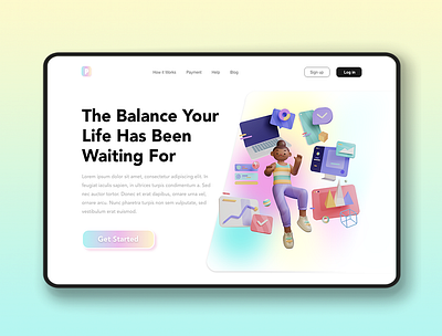 Daily Ui - Landing Page - 003 daily ui landing page ui user interface