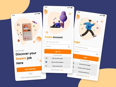 Form Login User | UI DESIGN | By Elvira Firmansyah design formlogin graphic design illustration login mobile popular signup trend ui ui design uidesign ux