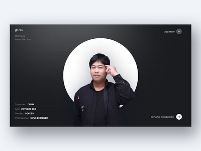 self-introduction branding design icon typography ui ux