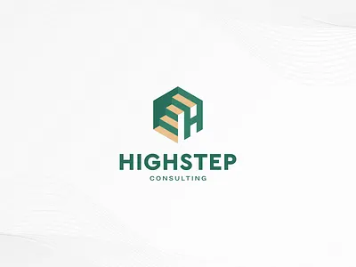 Highstep Consulting branding business capital consulting design growth high icon investment logo stairs step symbol vector