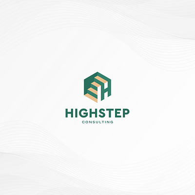 Highstep Consulting branding business capital consulting design growth high icon investment logo stairs step symbol vector