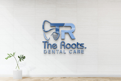 The Roots Dental Care (LOGO DESIGN) brand design branding design graphic design illustration logo logodesign ui ux vector