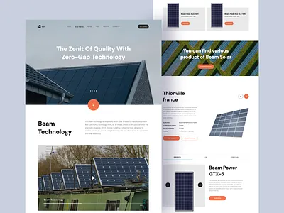 Solar Panels - Website Landing Page Live design landing page marketing solar panel ui design uidesign userinterface ux design uxdesign web design website