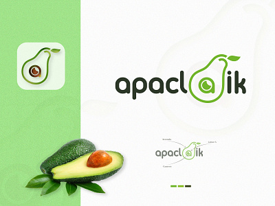 apaclaik - Recipe and nutrition app logo design🥑 avocado branding camera design food food and groceries graphic design logo logo design mark logomark brandmark menu natural recipe and nutrition app restaurant vector