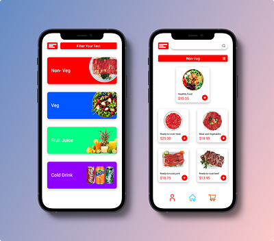 Food and Beverage Ordering App drink drink app figma food food and drink app food app graphic design ui ux