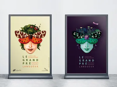 Le Grand Pré 2021-2022 illustration poster vector