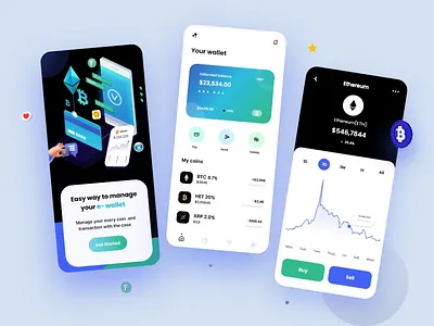 cryptocurrency mobile app 3d app bitcoin bitcoin wallat bitcoins crypto crypto app crypto exchange crypto wallet cryptocurrency cryptocurrency app design eheuram investment app mobile app mobile design ui ux