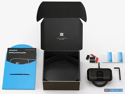 Unboxing animation 3d modeling 3d rendering animation cinema4d dashcam hardware industrial design motion graphics