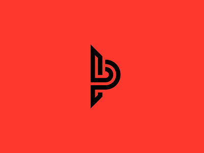 L+P monogram brand branding design line logo logodesign logomark logotype mark minimal monogram