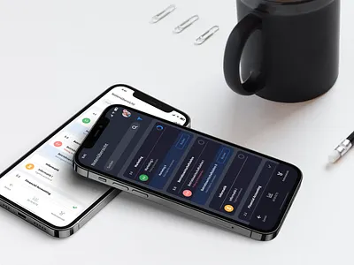Grade Overview - IU Study App achievment app apply concept dark design education elearning grades ios iphone light mobile school score student study ui ux