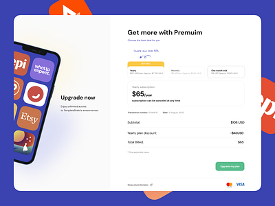 Checkout page android appdesign apps art branding checkout color design flat icon ios minimal mobile payment ui ux web webdesign