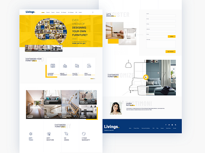 Web Design - Customized Furniture design furniture ikea informa livingroom minimalist product design ui ui design uiux ux uxdesign web webdesign website