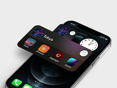 Philips Hue Widgets concept home hue huelights ios ios 14 iphone philips small widget smart smarthome widget