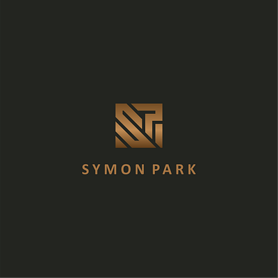 SYMON PARK Logo Concept 3d animation brand identity branding design graphic design icon illustration logo monogram logo motion graphics ui ux vector