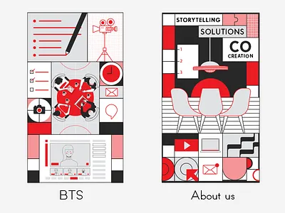 Illustration - concept bauhaus branding graphicdesign icon illustration illustrator vector