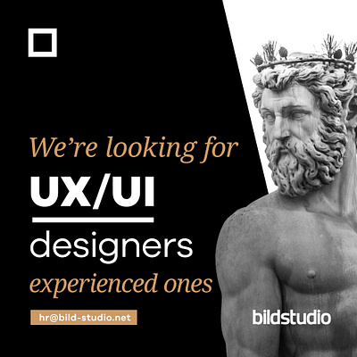 Looking for senior UX/UI designers after effects figma illustrator photoshop ui ux webdesign webdesigner