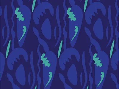 fantasy jungle 1 illustration pattern surface design textile design