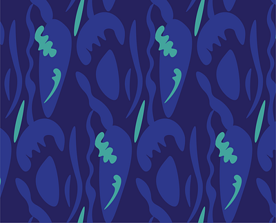fantasy jungle 1 illustration pattern surface design textile design