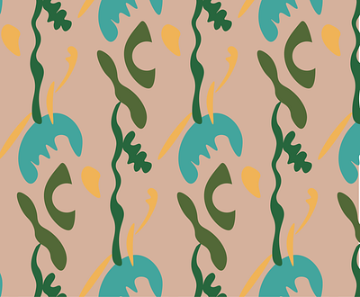 spring in the sand design illustration pattern surface design textile design