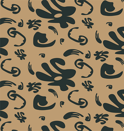 flower power neutral illustration pattern surface design textile design