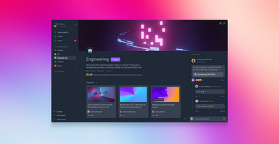 ELearning Team Homepage clean dark design group home homepage interface product saas team ui