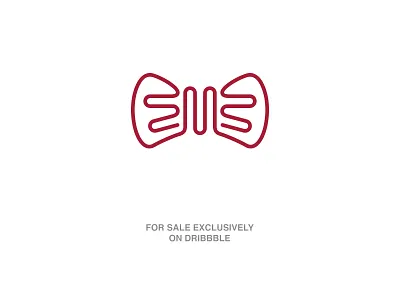 Bowties Logo for Sale Exclusively bow ties bowties fashion line logo logo logo for sale logo inspiration sell simple tailor tie logo