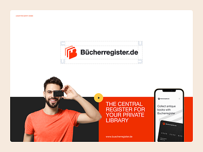 Buecherregister.de Branding Case agency behance books brand guidelines brand identity branding bucherregister case study dribbble dribble halo lab identity library logo logotype packaging portfolio studio