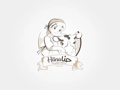 Hana Proteins Logo branding cartoon design drawing farsi fmcg food logo graphic design illustration iran iranian brand logo logo design persian print vector حنا پروتیین لوگو لوگو فارسی لوگو محصولات غذایی