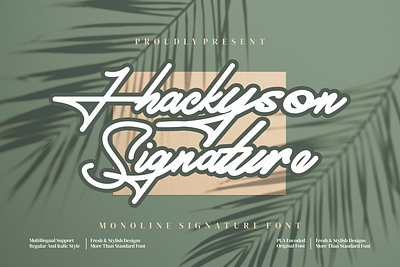 Jhackyson Signature monoline