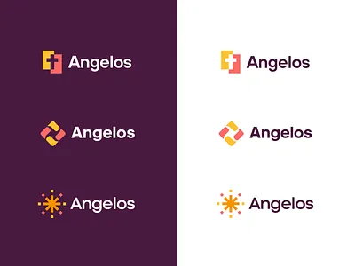 Angelos logo concepts angelos branding christianity church colors community connect icon logo concept logo design logo exploration logotype unfold