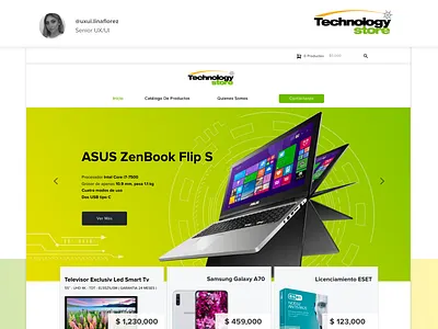 Technology Store design digital graphic design ui ux web website